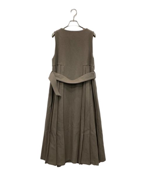 Snidel（スナイデル）Snidel (スナイデル) 2wayプリーツウールコート ブラウンの古着・服飾アイテム