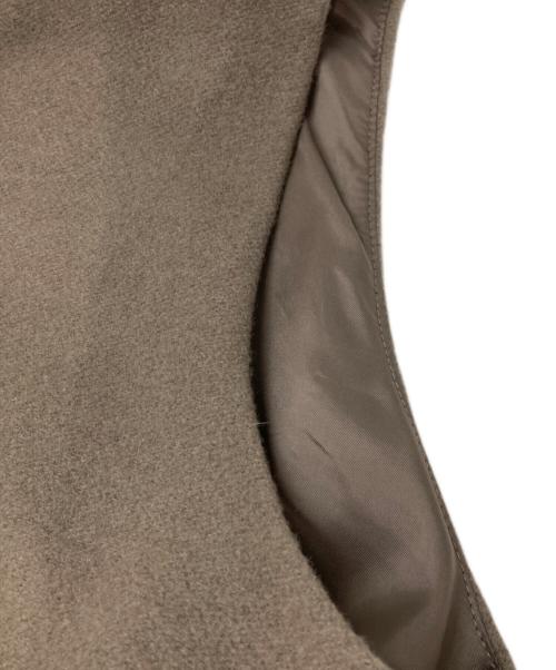 Snidel（スナイデル）Snidel (スナイデル) 2wayプリーツウールコート ブラウンの古着・服飾アイテム