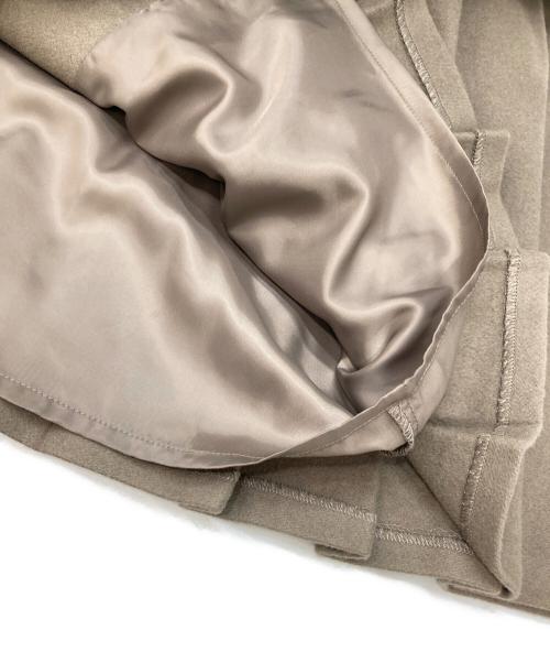 Snidel（スナイデル）Snidel (スナイデル) 2wayプリーツウールコート ブラウンの古着・服飾アイテム