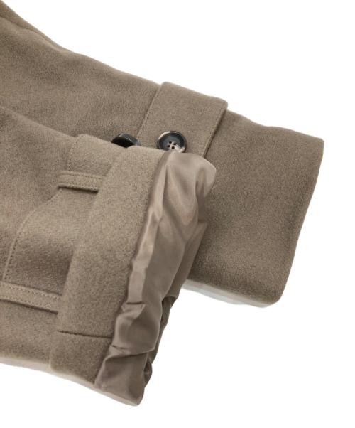 Snidel（スナイデル）Snidel (スナイデル) 2wayプリーツウールコート ブラウンの古着・服飾アイテム