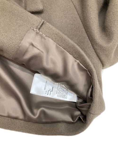 Snidel（スナイデル）Snidel (スナイデル) 2wayプリーツウールコート ブラウンの古着・服飾アイテム