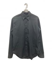 JIL SANDER（ジルサンダー）の古着「比翼シャツ」｜ブラック