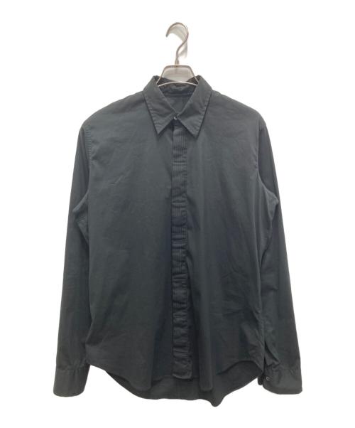 JIL SANDER（ジルサンダー）JIL SANDER (ジルサンダー) 比翼シャツ ブラック サイズ:39の古着・服飾アイテム
