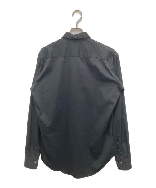 JIL SANDER（ジルサンダー）JIL SANDER (ジルサンダー) 比翼シャツ ブラック サイズ:39の古着・服飾アイテム