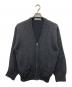COMME des GARCONS HOMME（コムデギャルソン オム）の古着「切替ニットフロントジップカーディガン」｜ブラック