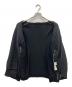COMME des GARCONS HOMME (コムデギャルソン オム) 切替ニットフロントジップカーディガン ブラック サイズ:不明（実寸参照）：17000円
