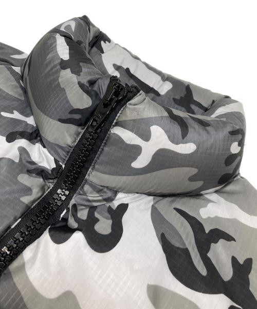 CELINE（セリーヌ）CELINE (セリーヌ) カモフラ柄 ダウンジャケット グレー サイズ:46の古着・服飾アイテム