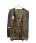 ASPESI (アスペジ) Harris Tweed (ハリスツイード) フーデッドツイード比翼ステンカラーコート グレー サイズ:S：19000円