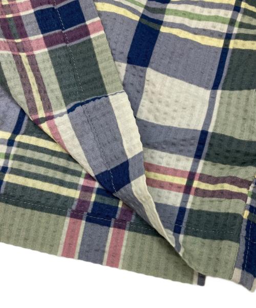 RRL（ダブルアールエル）RRL (ダブルアールエル) シアサッカーチェックシャツ グリーン サイズ:不明（実寸参照）の古着・服飾アイテム