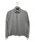 Zanoneザノーネ）の古着「長袖ポロシャツ」｜グレー