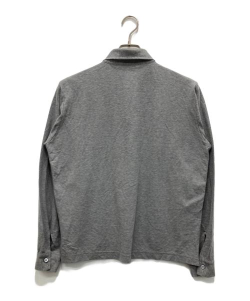 Zanone（ザノーネ）Zanone (ザノーネ) 長袖ポロシャツ グレー サイズ:50の古着・服飾アイテム