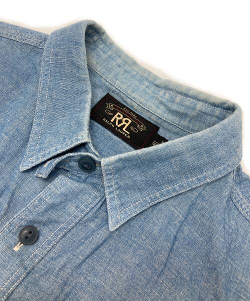 RRL（ダブルアールエル）RRL (ダブルアールエル) シャンブレーシャツ インディゴ サイズ:XLの古着・服飾アイテム