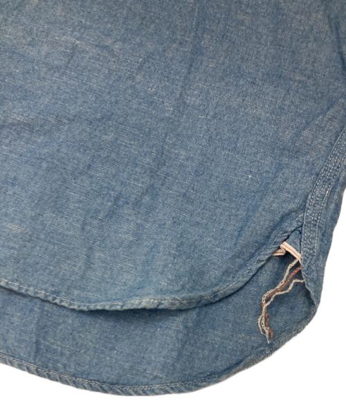 RRL（ダブルアールエル）RRL (ダブルアールエル) シャンブレーシャツ インディゴ サイズ:XLの古着・服飾アイテム