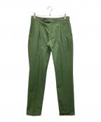 POLO RALPH LAURENポロ・ラルフローレン）の古着「センタープレスパンツ」｜グリーン
