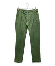 POLO RALPH LAUREN（ポロ・ラルフローレン）の古着「センタープレスパンツ」｜グリーン