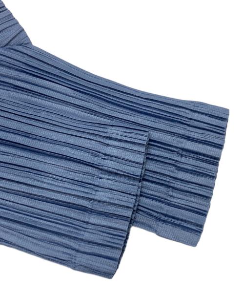 PLEATS PLEASE（プリーツプリーズ）PLEATS PLEASE (プリーツプリーズ) MONTHLY COLORS : DECEMBER カーディガン ブルー サイズ:-の古着・服飾アイテム