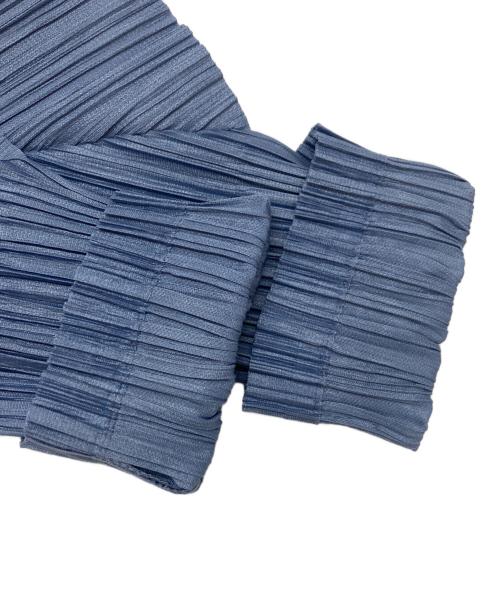 PLEATS PLEASE（プリーツプリーズ）PLEATS PLEASE (プリーツプリーズ) MONTHLY COLORS : DECEMBER カーディガン ブルー サイズ:-の古着・服飾アイテム