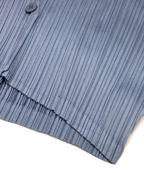 PLEATS PLEASE（プリーツプリーズ）PLEATS PLEASE (プリーツプリーズ) MONTHLY COLORS : DECEMBER カーディガン ブルー サイズ:-の古着・服飾アイテム