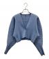 PLEATS PLEASE（プリーツプリーズ）の古着「MONTHLY COLORS : DECEMBER カーディガン」｜ブルー