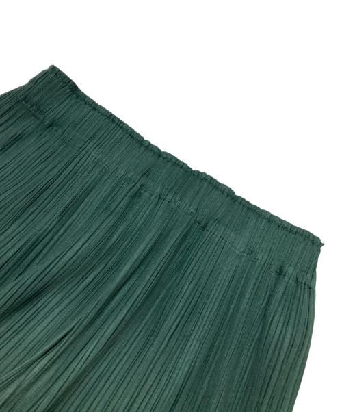 PLEATS PLEASE（プリーツプリーズ）PLEATS PLEASE (プリーツプリーズ) MONTHLY COLORS : DECEMBER スカート グリーン サイズ:3の古着・服飾アイテム