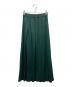 PLEATS PLEASE（プリーツプリーズ）の古着「MONTHLY COLORS : DECEMBER スカート」｜グリーン