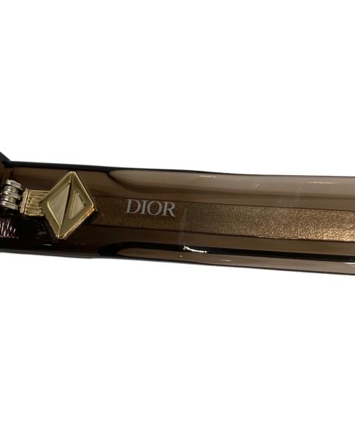 Christian Dior（クリスチャン ディオール）Christian Dior (クリスチャン ディオール) ダイヤモンド レクタンギュラーシェイプ ブラウン サイズ:54☐19-145の古着・服飾アイテム