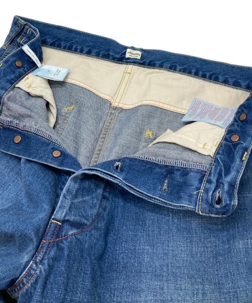 chimala（チマラ）chimala (チマラ) 12oz ウエスト アジャスタブル デニム パンツ インディゴ サイズ:30(実寸参照)の古着・服飾アイテム