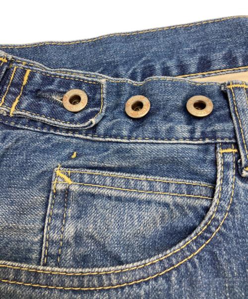 chimala（チマラ）chimala (チマラ) 12oz ウエスト アジャスタブル デニム パンツ インディゴ サイズ:30(実寸参照)の古着・服飾アイテム