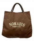 NOMADISノマディス）の古着「SAC2 W リバーシブル ロゴトートバッグ」｜ブラウン