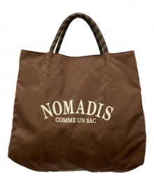 NOMADIS（ノマディス）の古着「SAC2 W リバーシブル ロゴトートバッグ」｜ブラウン