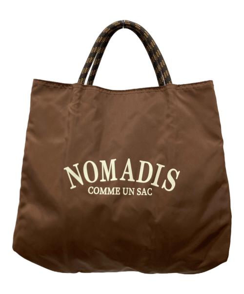 NOMADIS（ノマディス）NOMADIS (ノマディス) SAC2 W リバーシブル ロゴトートバッグ ブラウンの古着・服飾アイテム
