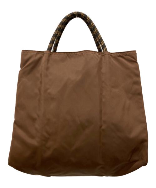 NOMADIS（ノマディス）NOMADIS (ノマディス) SAC2 W リバーシブル ロゴトートバッグ ブラウンの古着・服飾アイテム