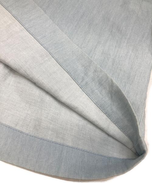 DOUBLE STANDARD CLOTHING（ダブルスタンダードクロージング）DOUBLE STANDARD CLOTHING (ダブルスタンダードクロージング) シャーリングギャザーワンピース ブルー サイズ:38の古着・服飾アイテム