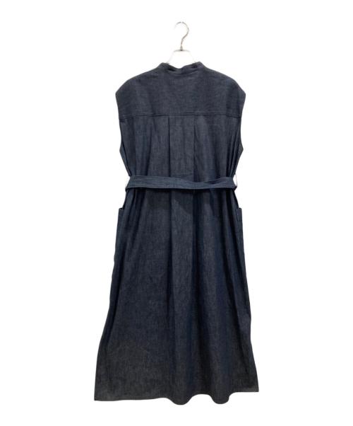 MACKINTOSH（マッキントッシュ）MACKINTOSH (マッキントッシュ) ベルテッドシャツワンピース インディゴ サイズ:8の古着・服飾アイテム