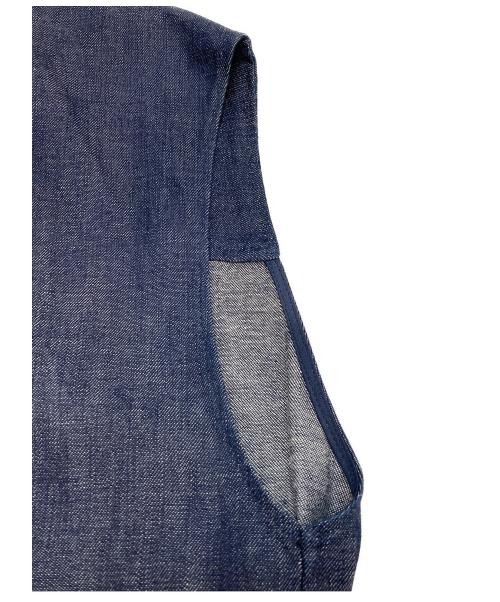 MACKINTOSH（マッキントッシュ）MACKINTOSH (マッキントッシュ) ベルテッドシャツワンピース インディゴ サイズ:8の古着・服飾アイテム