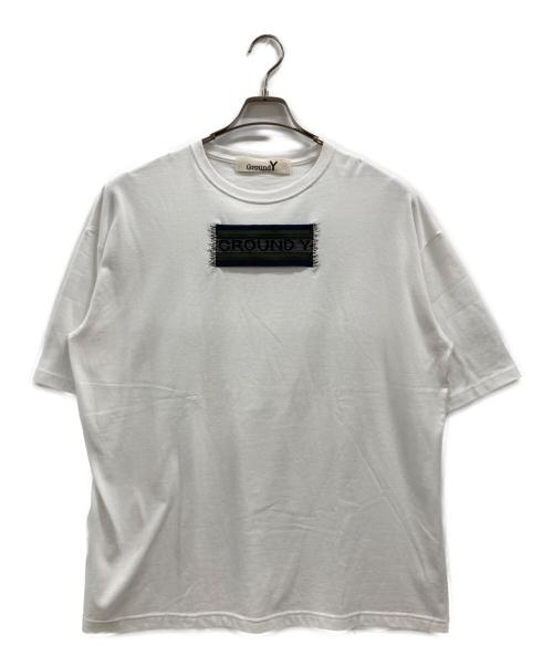 GROUND Y（グラウンドワイ）GROUND Y (グラウンドワイ) Tシャツ ホワイト サイズ:4の古着・服飾アイテム