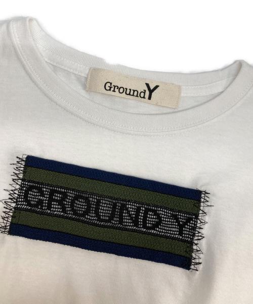 GROUND Y（グラウンドワイ）GROUND Y (グラウンドワイ) Tシャツ ホワイト サイズ:4の古着・服飾アイテム