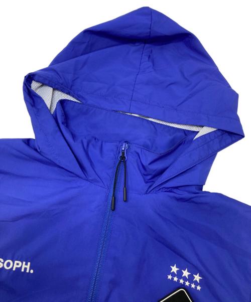 F.C.R.B.（エフシーレアルブリストル）F.C.R.B. (エフシーレアルブリストル) PACKABLE STAND COLLAR JACKET ブルー サイズ:Sの古着・服飾アイテム