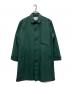 SHIPS（シップス）の古着「HEAVENLY コットン/ナイロン ビッグシルエット ステンカラー コート」｜グリーン