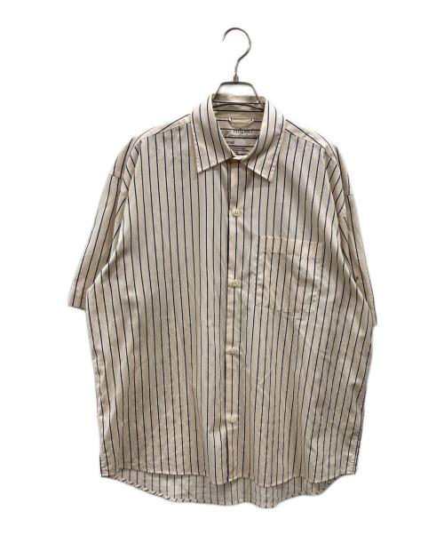 mfpen（エムエフペン）mfpen (エムエフペン) ストライプシャツ イエロー サイズ:Sの古着・服飾アイテム