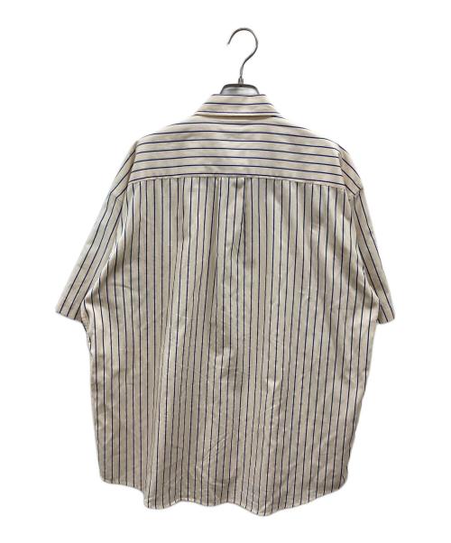 mfpen（エムエフペン）mfpen (エムエフペン) ストライプシャツ イエロー サイズ:Sの古着・服飾アイテム