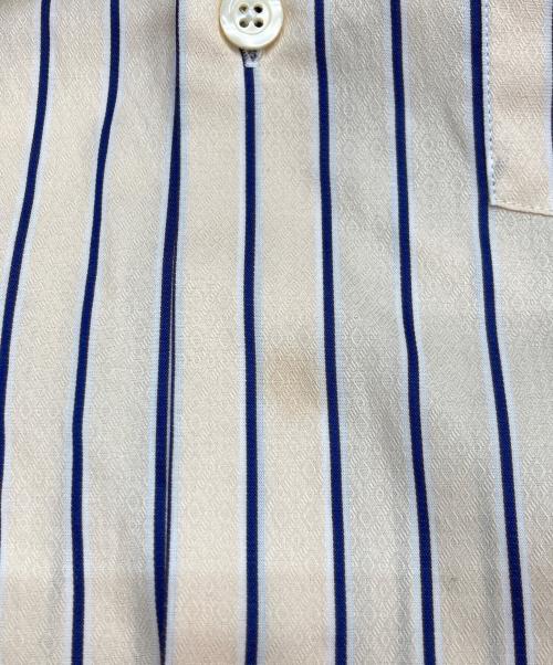 mfpen（エムエフペン）mfpen (エムエフペン) ストライプシャツ イエロー サイズ:Sの古着・服飾アイテム