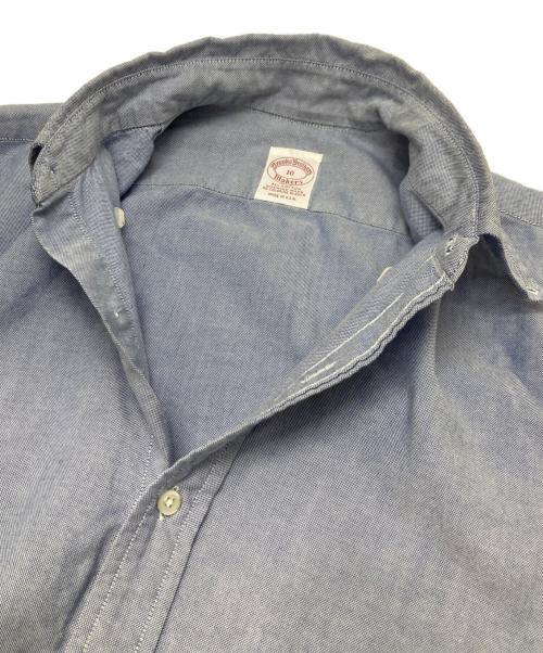 BROOKS BROTHERS（ブルックスブラザーズ）BROOKS BROTHERS (ブルックスブラザーズ) ボタンダウンシャツ ブルー サイズ:不明（実寸参照）の古着・服飾アイテム