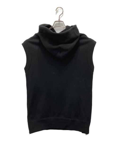 REGULATION Yohji Yamamoto（レギュレーションヨウジヤマモト）REGULATION Yohji Yamamoto (レギュレーションヨウジヤマモト) ノースリーブパーカー ブラック サイズ:2の古着・服飾アイテム