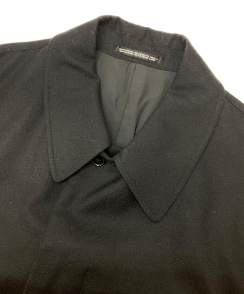 Yohji Yamamoto COSTUME D'HOMME（ヨウジヤマモトコスチュームドオム）Yohji Yamamoto COSTUME D'HOMME (ヨウジヤマモトコスチュームドオム) ウールジップステンカラーコート ブラック サイズ:4の古着・服飾アイテム