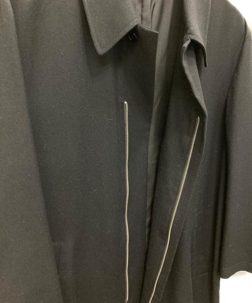 Yohji Yamamoto COSTUME D'HOMME（ヨウジヤマモトコスチュームドオム）Yohji Yamamoto COSTUME D'HOMME (ヨウジヤマモトコスチュームドオム) ウールジップステンカラーコート ブラック サイズ:4の古着・服飾アイテム
