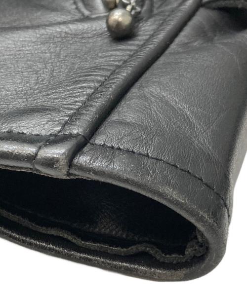 HARLEY-DAVIDSON（ハーレーダビッドソン）HARLEY-DAVIDSON (ハーレーダビッドソン) レザージャケット ブラック サイズ:Mの古着・服飾アイテム