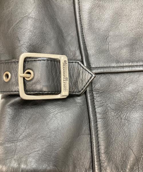 HARLEY-DAVIDSON（ハーレーダビッドソン）HARLEY-DAVIDSON (ハーレーダビッドソン) レザージャケット ブラック サイズ:Mの古着・服飾アイテム