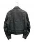 HARLEY-DAVIDSON (ハーレーダビッドソン) レザージャケット ブラック サイズ:M：19000円