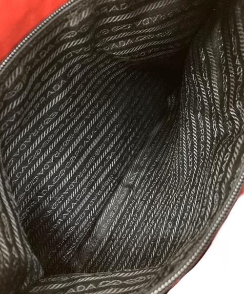 PRADA（プラダ）PRADA (プラダ) ナイロントートバッグ レッドの古着・服飾アイテム